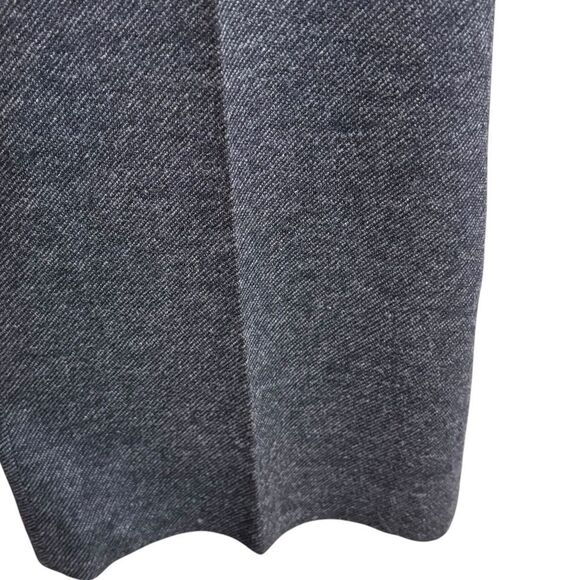 Michael Kors Office Siren Corpcore Grey Mid Rise Wool Blend Flared Pants Size 8 - Picture 7 of 11